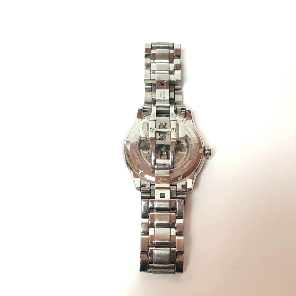 Bulova BVA Automatic Self Winding 21 Jewel  Men Watch Clear Exhibition Caseback_9